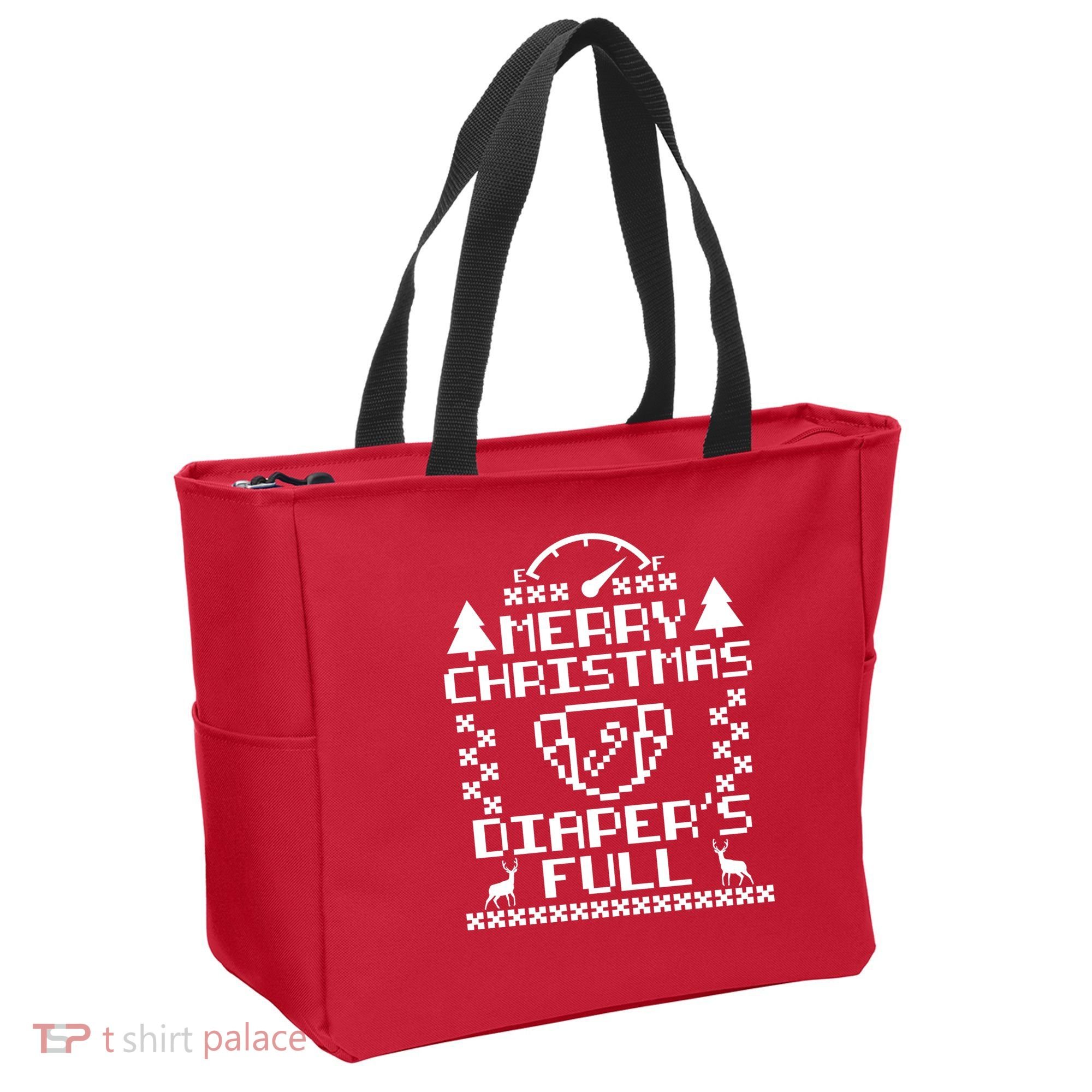 Merry Christmas Diaper's Full Tote Bag