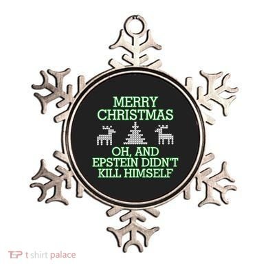Merry Christmas Epstein Didn't Kill Himself Ornament