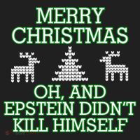 Merry Christmas Epstein Didn't Kill Himself Golf Towel thumb 3