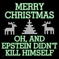Merry Christmas Epstein Didn't Kill Himself Tote Bag thumb 4