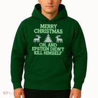 Merry Christmas Epstein Didn't Kill Himself Hoodie thumb 2