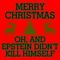Merry Christmas Epstein Didn't Kill Himself Santa Hat thumb 1