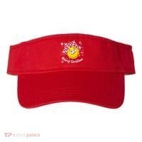 Merry Christmas Funny Smiley Face Snowflake Visor thumb 0