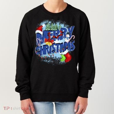Merry Christmas Funy Holiday Logo Women's Sweatshirt