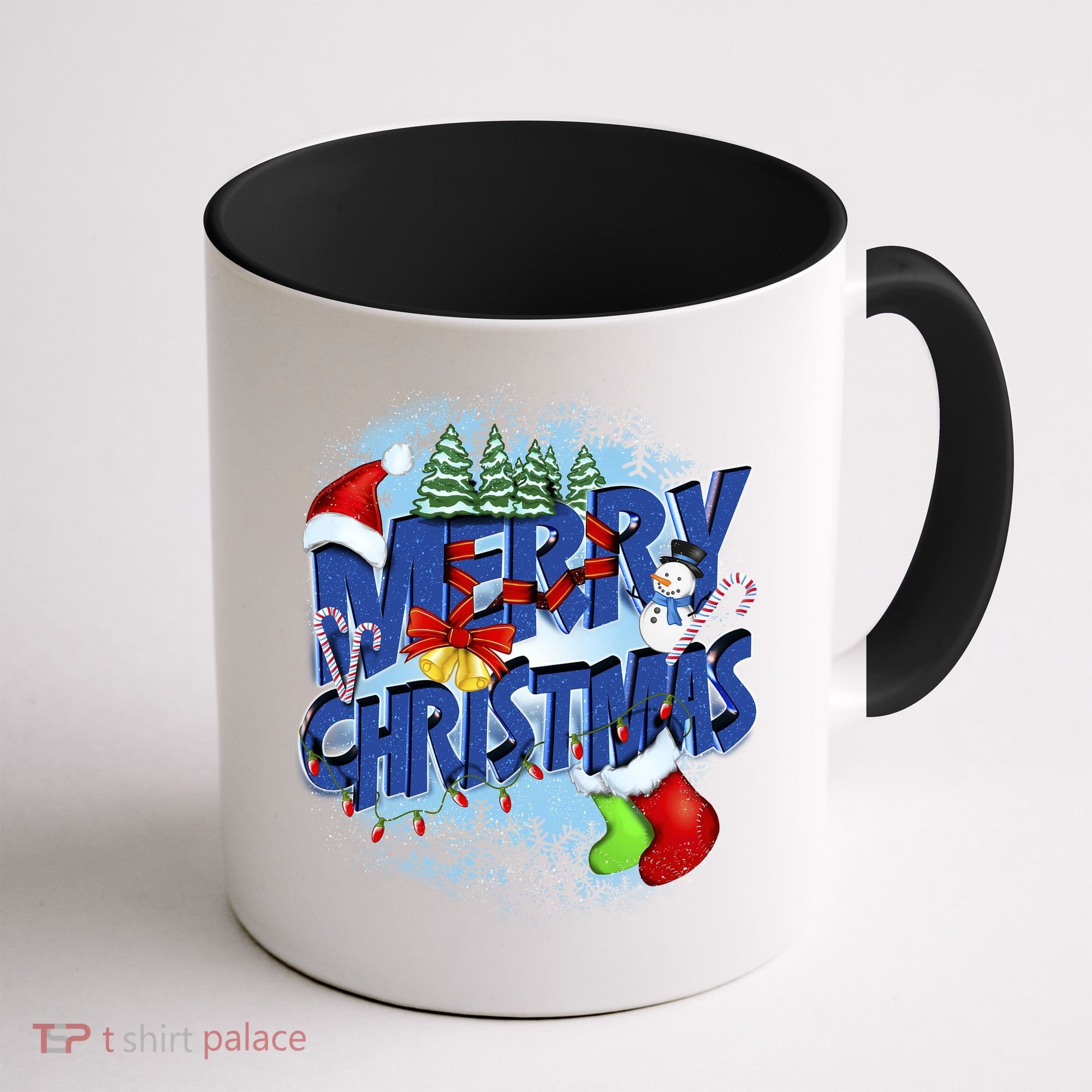 Merry Christmas Funy Holiday Logo Coffee Mug