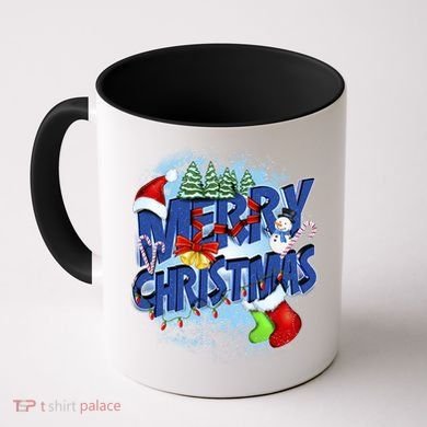 Merry Christmas Funy Holiday Logo Coffee Mug