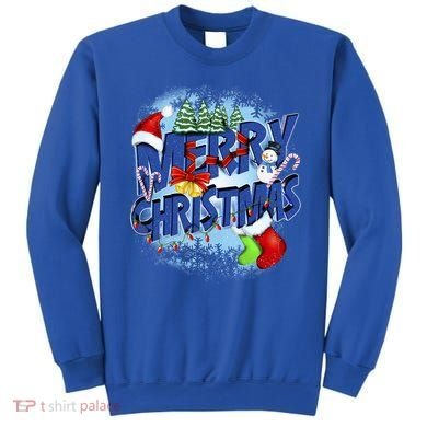 Merry Christmas Funy Holiday Logo Sweatshirt