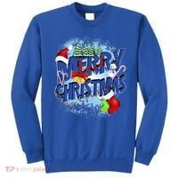 Merry Christmas Funy Holiday Logo Sweatshirt thumb 0