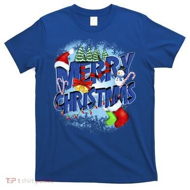 Merry Christmas Funy Holiday Logo T-Shirt