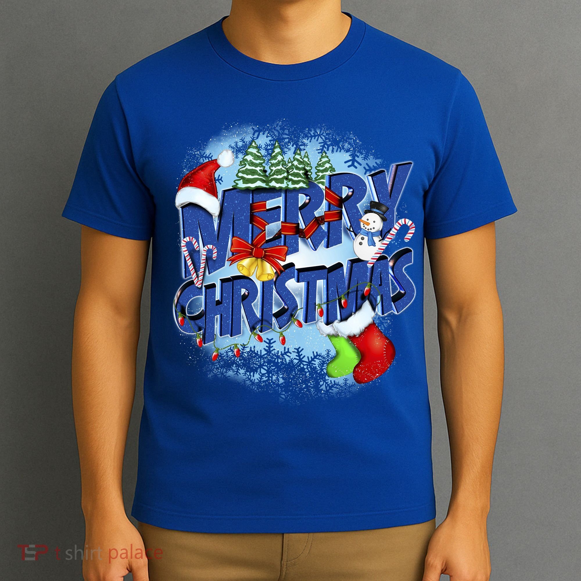 Merry Christmas Funy Holiday Logo T-Shirt