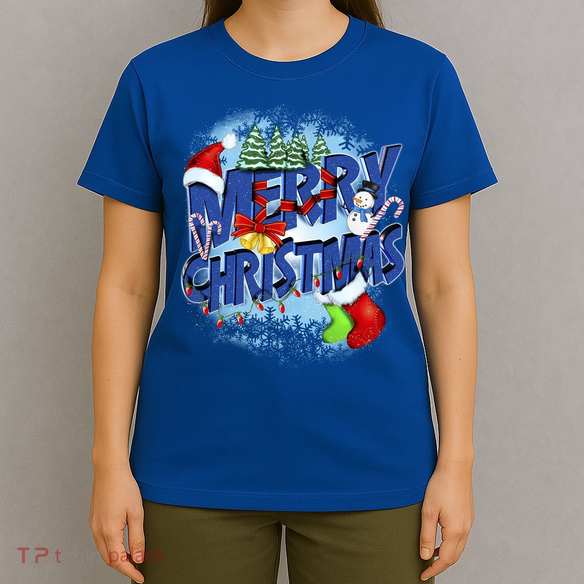 Merry Christmas Funy Holiday Logo T-Shirt