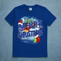 Merry Christmas Funy Holiday Logo T-Shirt thumb 5
