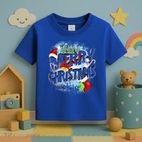 Merry Christmas Funy Holiday Logo Toddler T-Shirt thumb 3