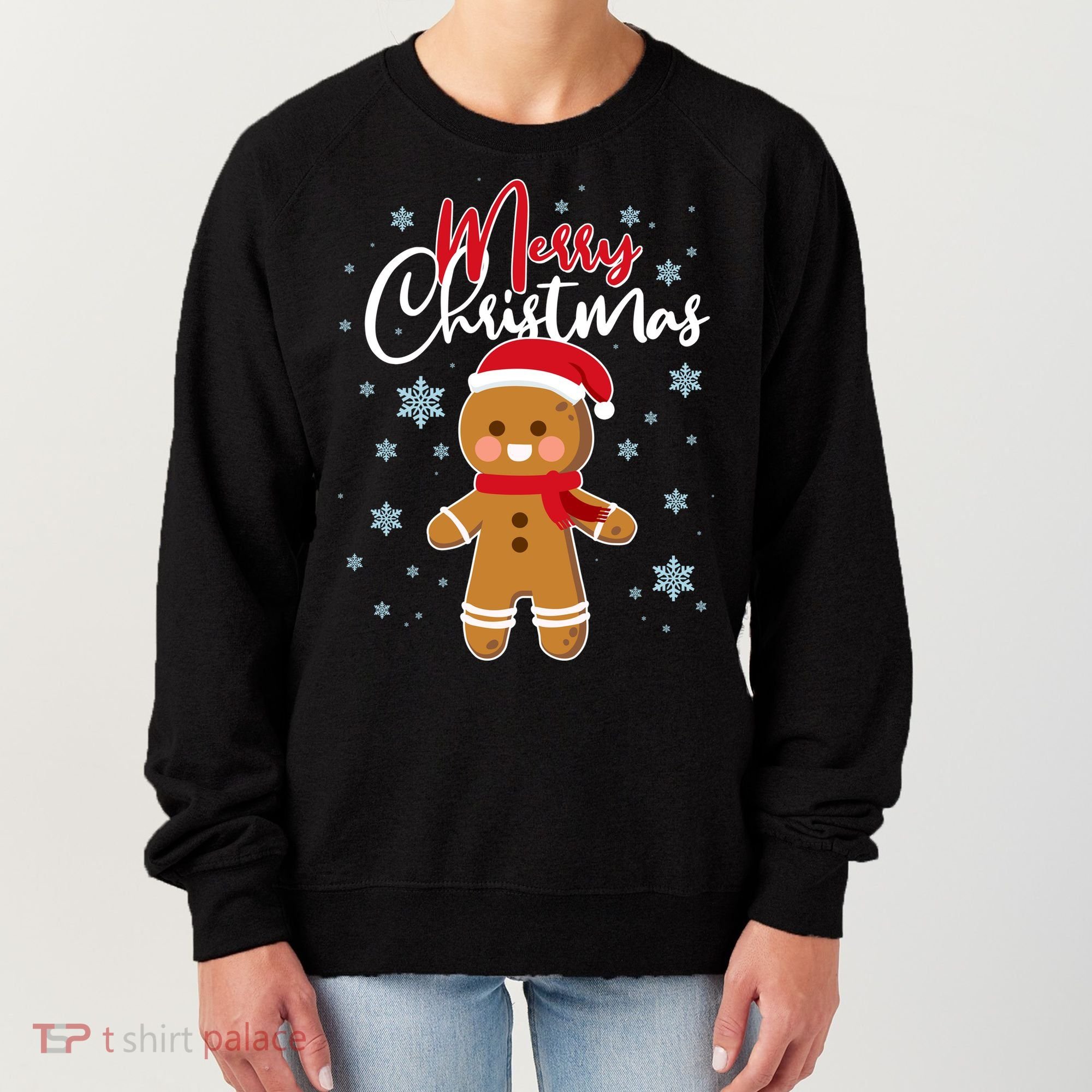 Merry Christmas Gingerbread Women's Sweatshirt