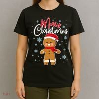 Merry Christmas Gingerbread T-Shirt thumb 4
