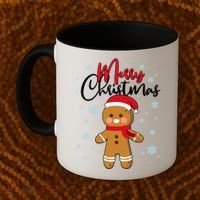 Merry Christmas Gingerbread Coffee Mug thumb 2
