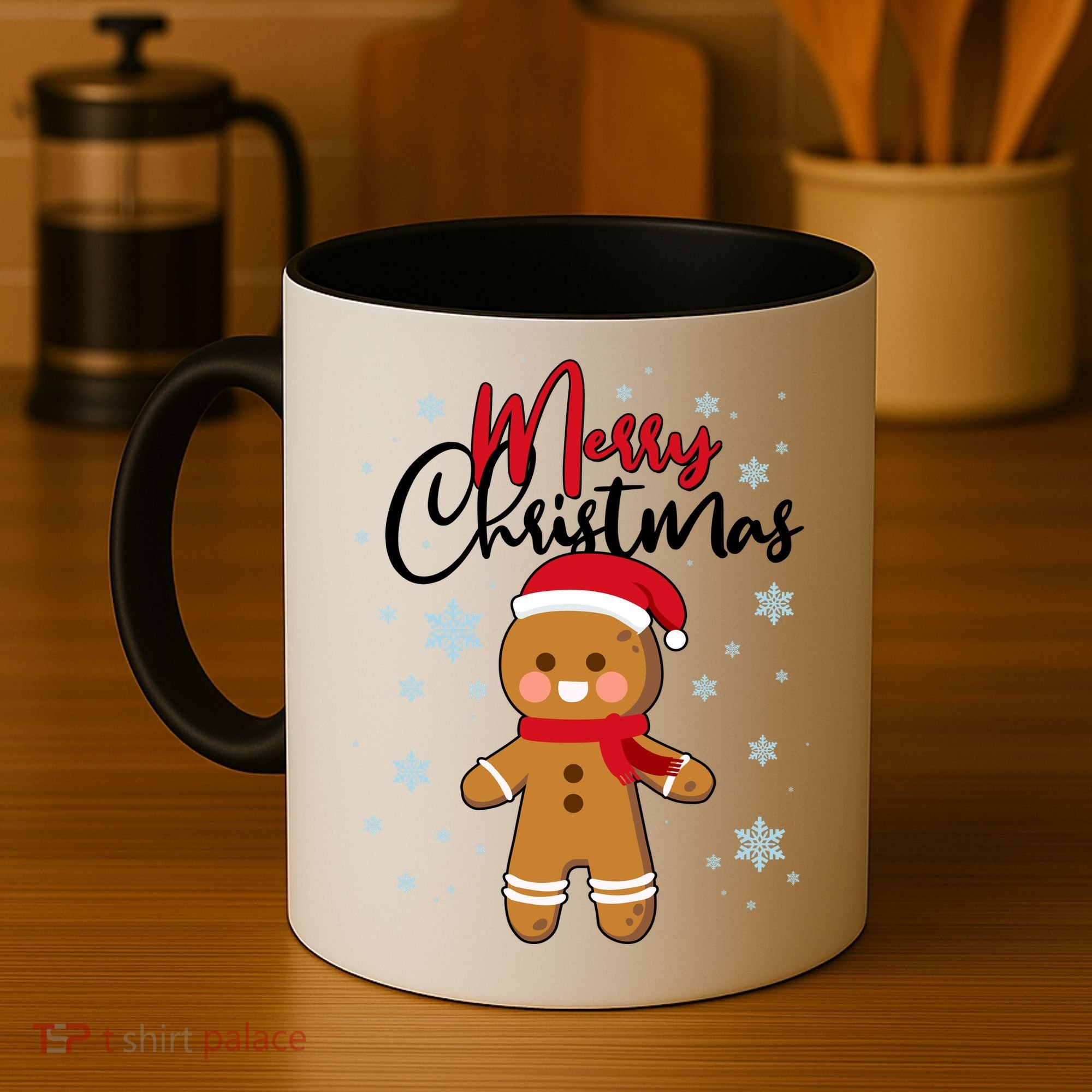 Merry Christmas Gingerbread Coffee Mug