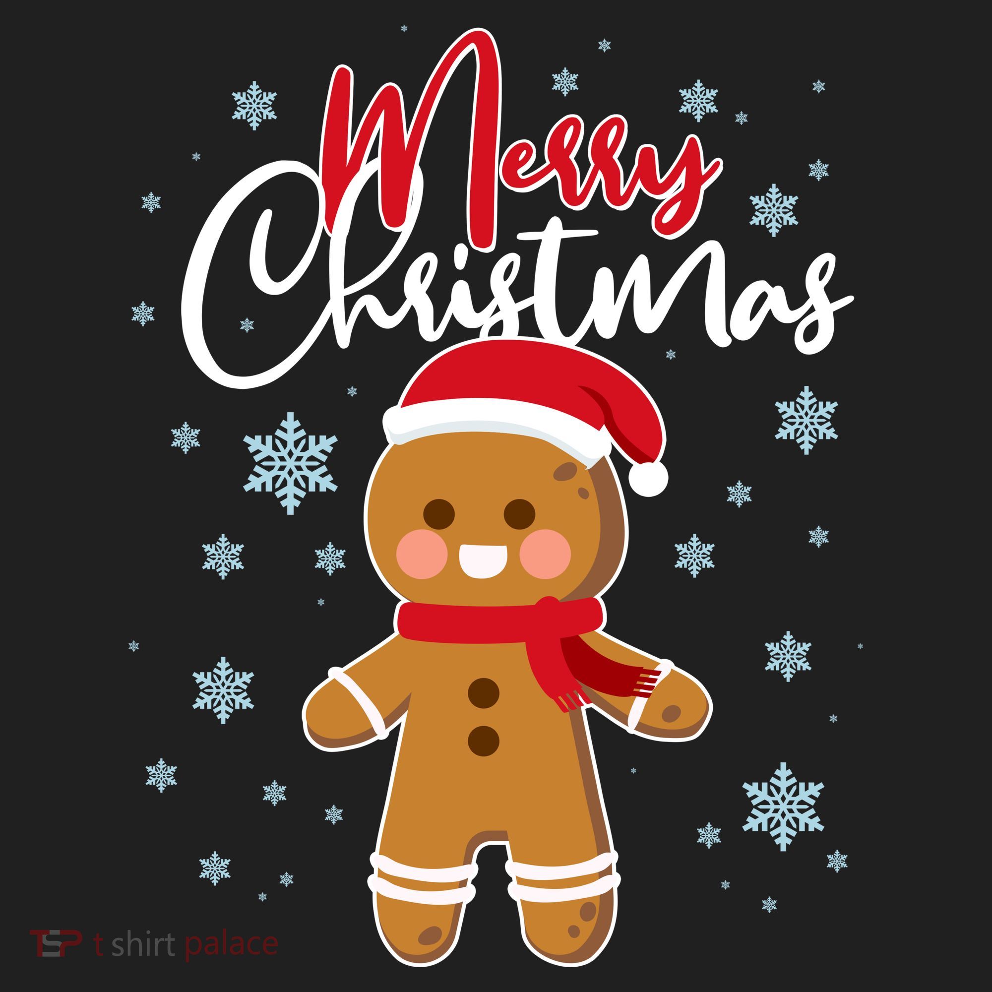 Merry Christmas Gingerbread Beanie