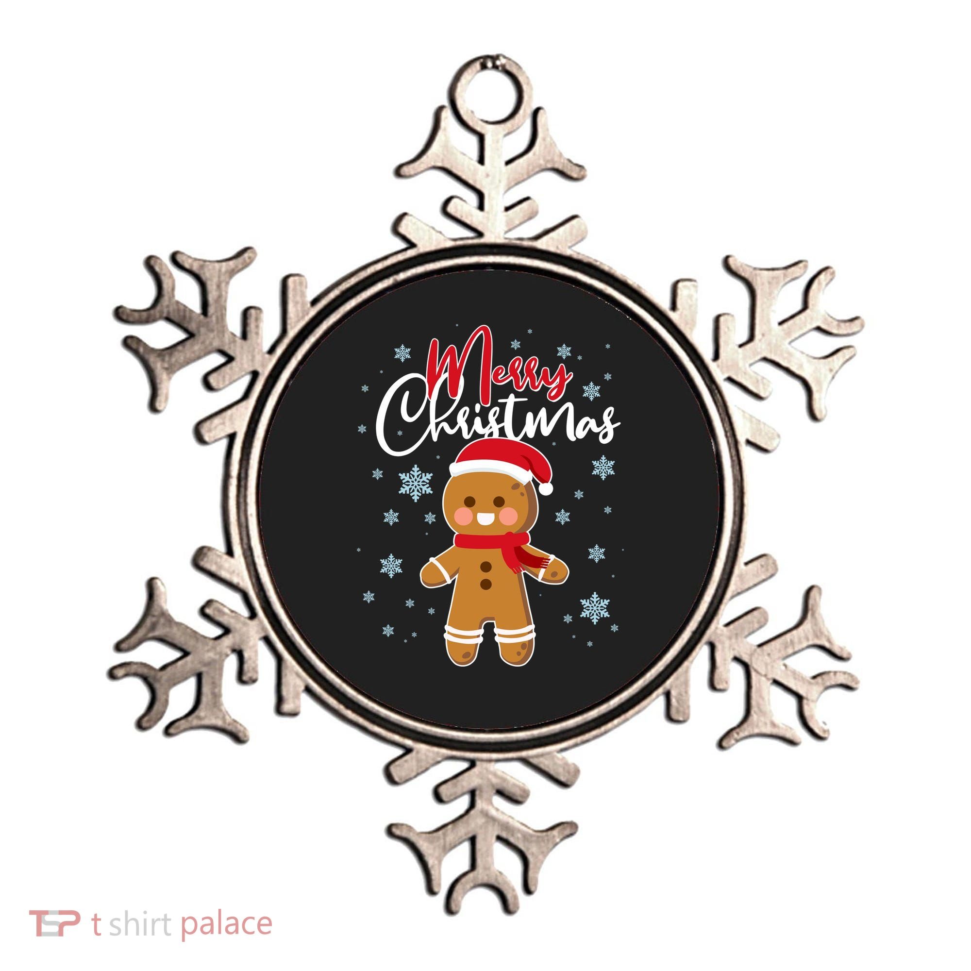 Merry Christmas Gingerbread Ornament