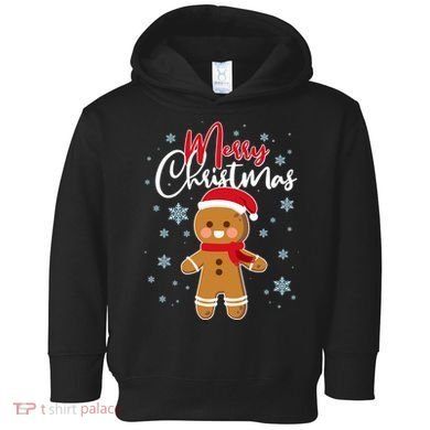 Merry Christmas Gingerbread Toddler Hoodie