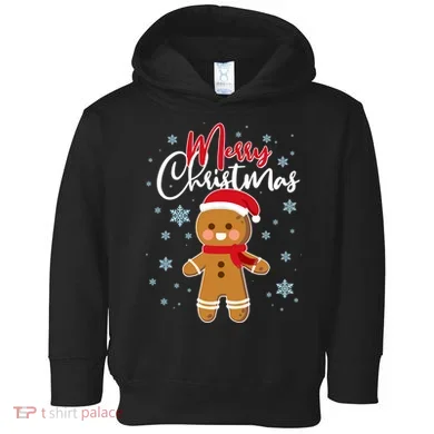 Merry Christmas Gingerbread Toddler Hoodie