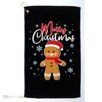 Merry Christmas Gingerbread Golf Towel thumb 0