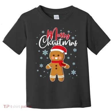 Merry Christmas Gingerbread Toddler T-Shirt
