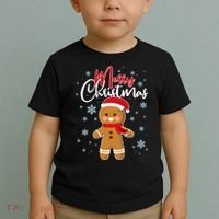 Merry Christmas Gingerbread Toddler T-Shirt thumb 2