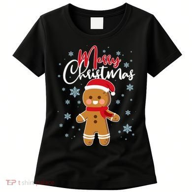 Merry Christmas Gingerbread Women's T-Shirt