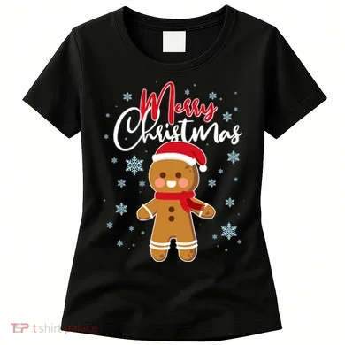 Merry Christmas Gingerbread Women's T-Shirt