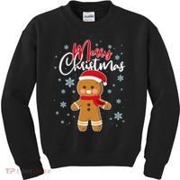 Merry Christmas Gingerbread Kids Sweatshirt thumb 0