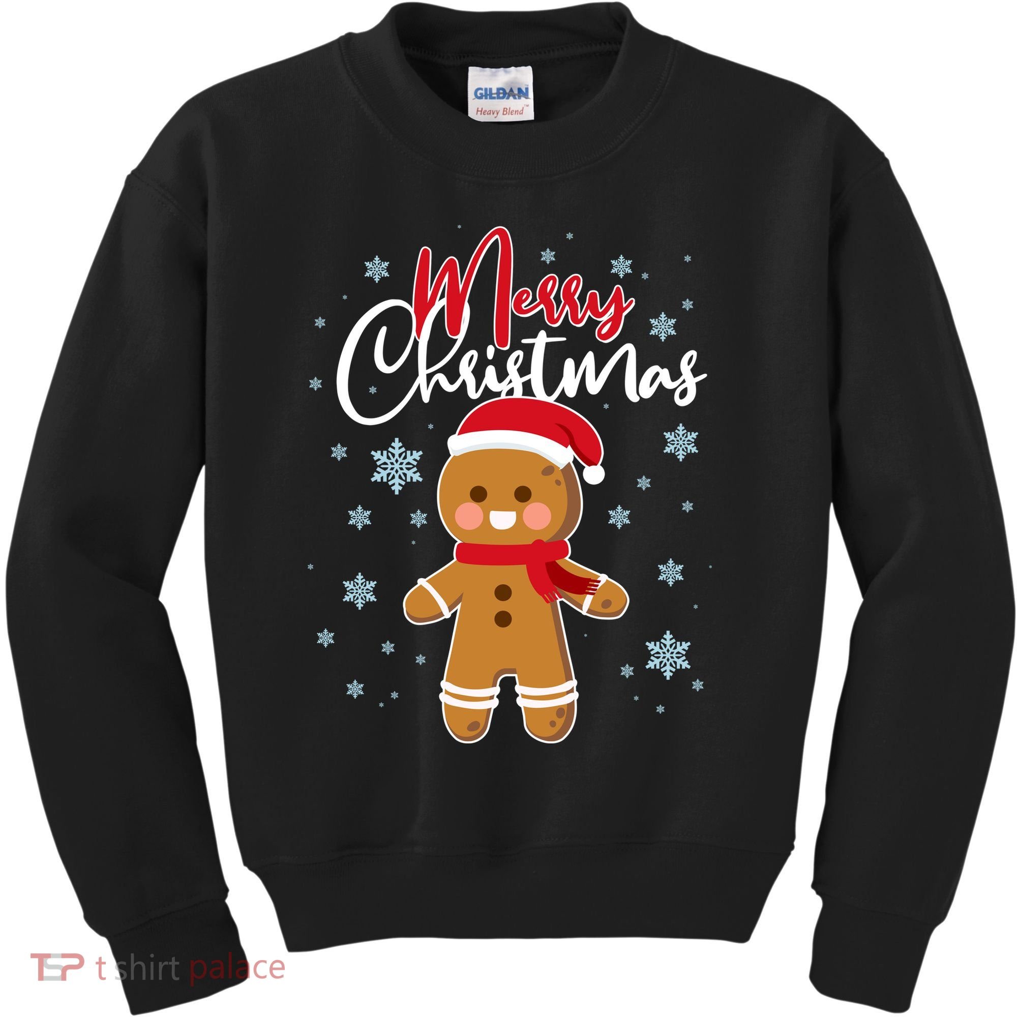 Merry Christmas Gingerbread Kids Sweatshirt