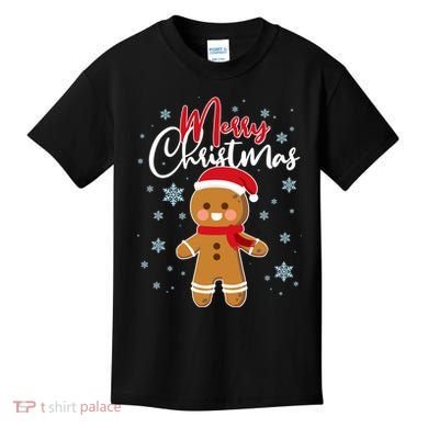 Merry Christmas Gingerbread Kids T-Shirt