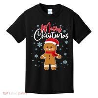 Merry Christmas Gingerbread Kids T-Shirt thumb 0