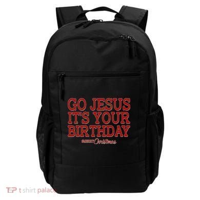 Merry Christmas Go Jesus It's Your Birthday Backpack