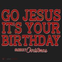 Merry Christmas Go Jesus It's Your Birthday Beanie thumb 2
