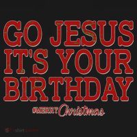 Merry Christmas Go Jesus It's Your Birthday Women's Hoodie thumb 2