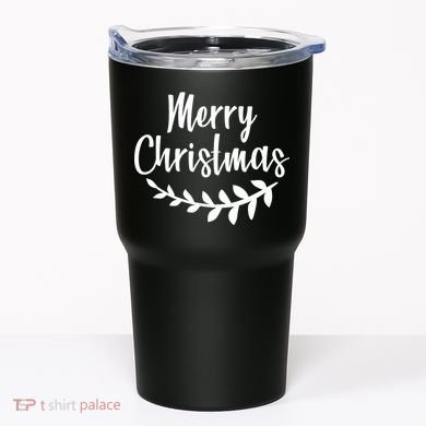 Merry Christmas Happy Holidays Tumbler
