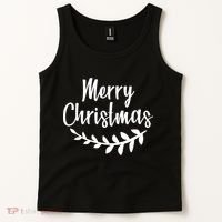 Merry Christmas Happy Holidays Tank Top thumb 2
