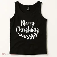 Merry Christmas Happy Holidays Tank Top thumb 2