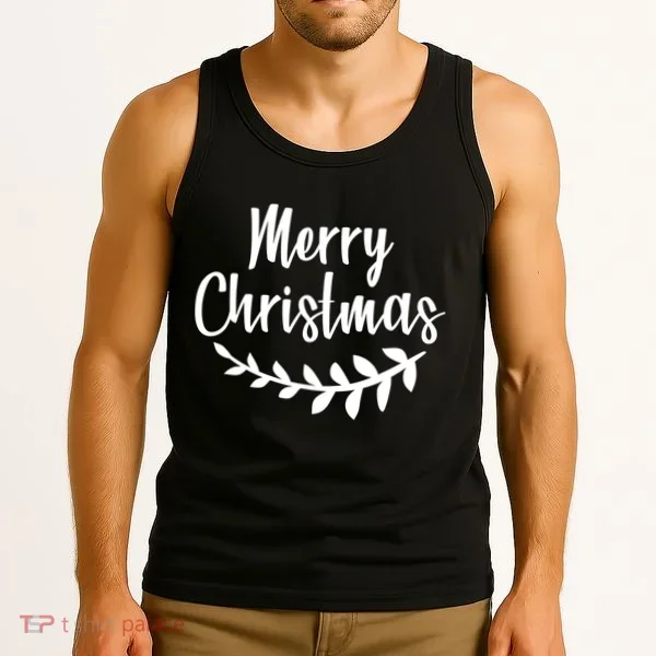 Merry Christmas Happy Holidays Tank Top