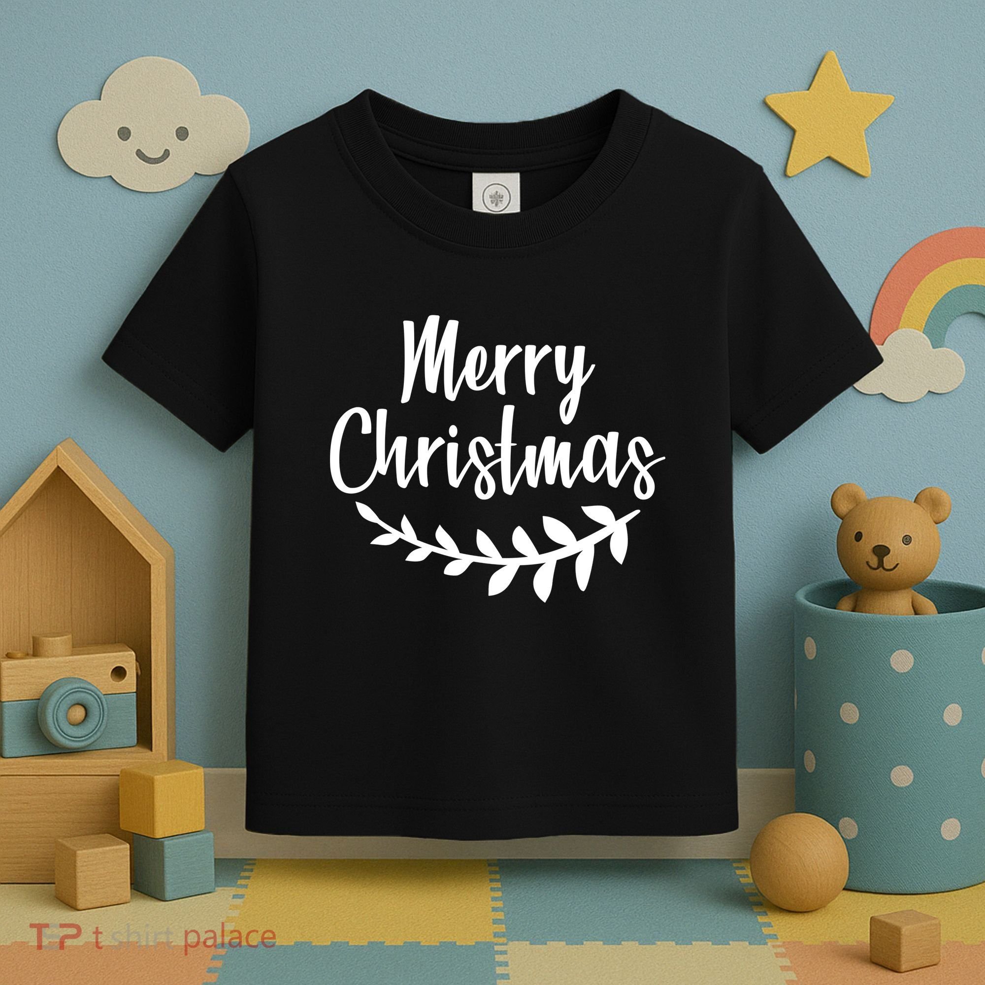 Merry Christmas Happy Holidays Toddler T-Shirt