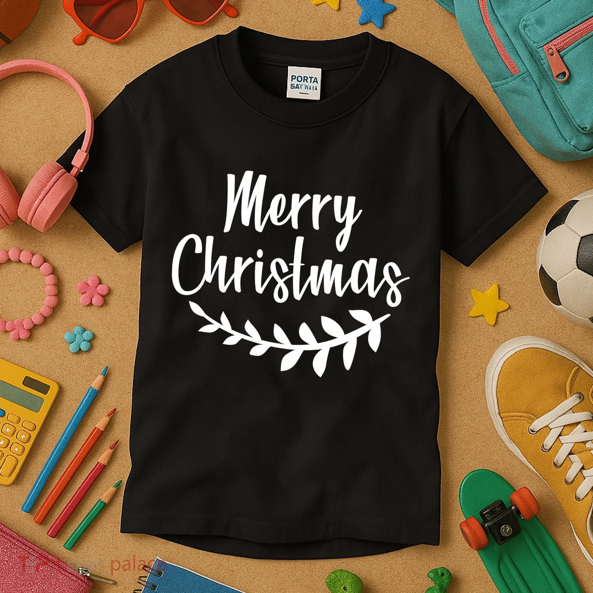 Merry Christmas Happy Holidays Kids T-Shirt