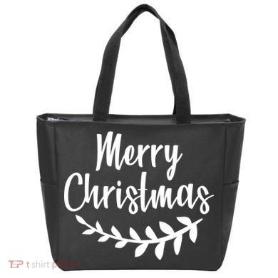Merry Christmas Happy Holidays Tote Bag