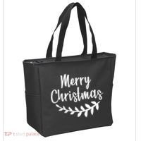 Merry Christmas Happy Holidays Tote Bag thumb 2