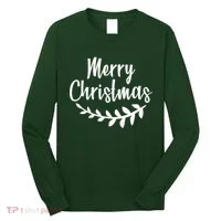 Merry Christmas Happy Holidays Long Sleeve Shirt thumb 0