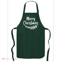 Merry Christmas Happy Holidays Apron thumb 0