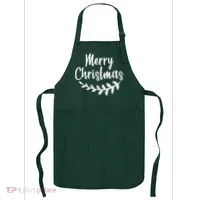 Merry Christmas Happy Holidays Apron thumb 0