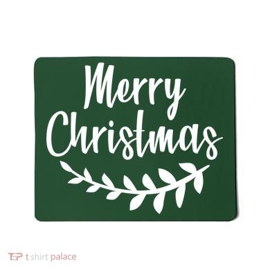 Merry Christmas Happy Holidays Mousepad