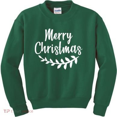 Merry Christmas Happy Holidays Kids Sweatshirt